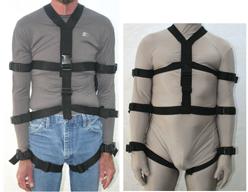 Full Body Webbing Harness Restraint height variation capability