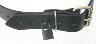 Custom locking bondage strap