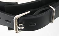 Padded leather face or puppy muzzle locking buckle
